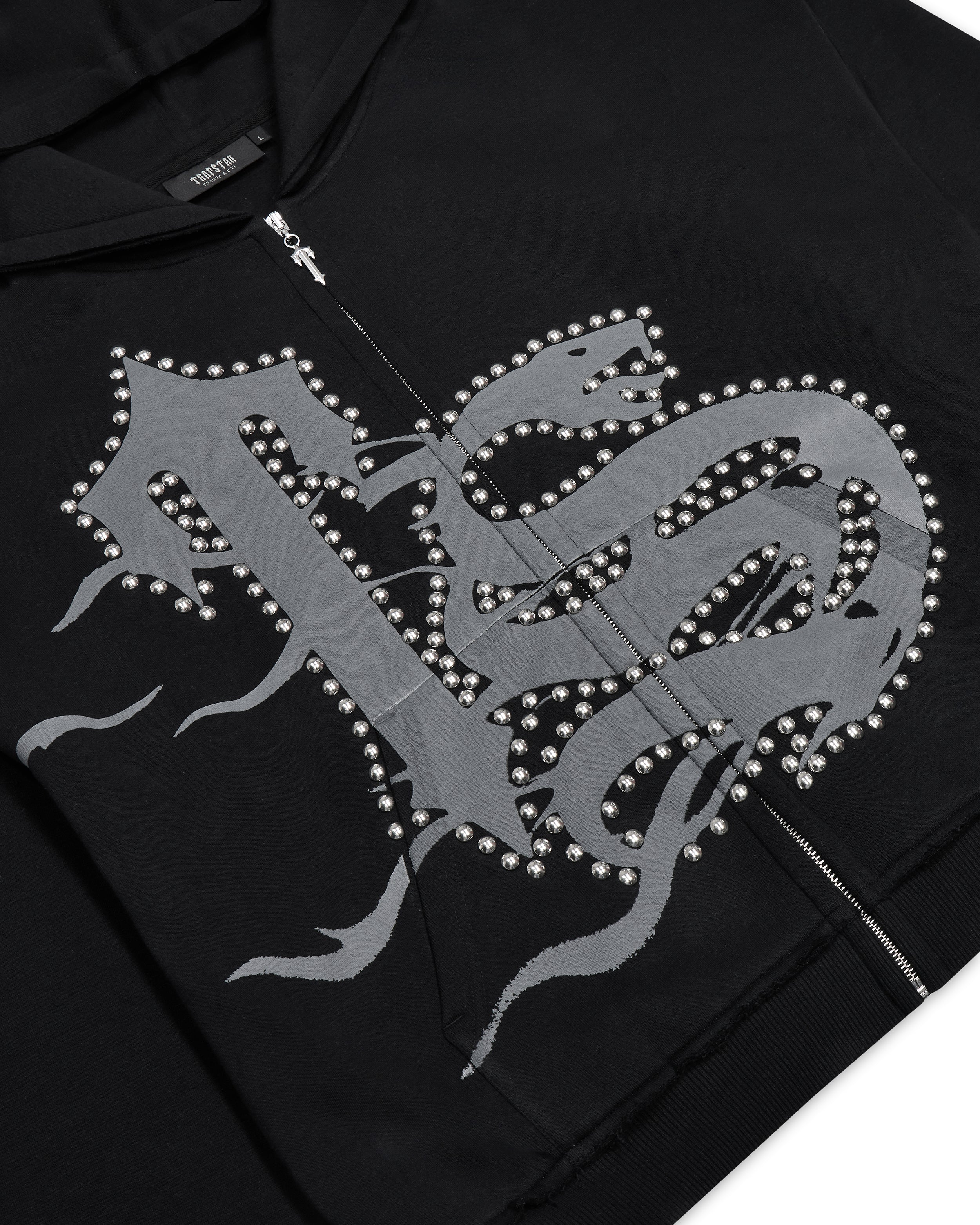 TS Script Hoodie - Black - Image 2